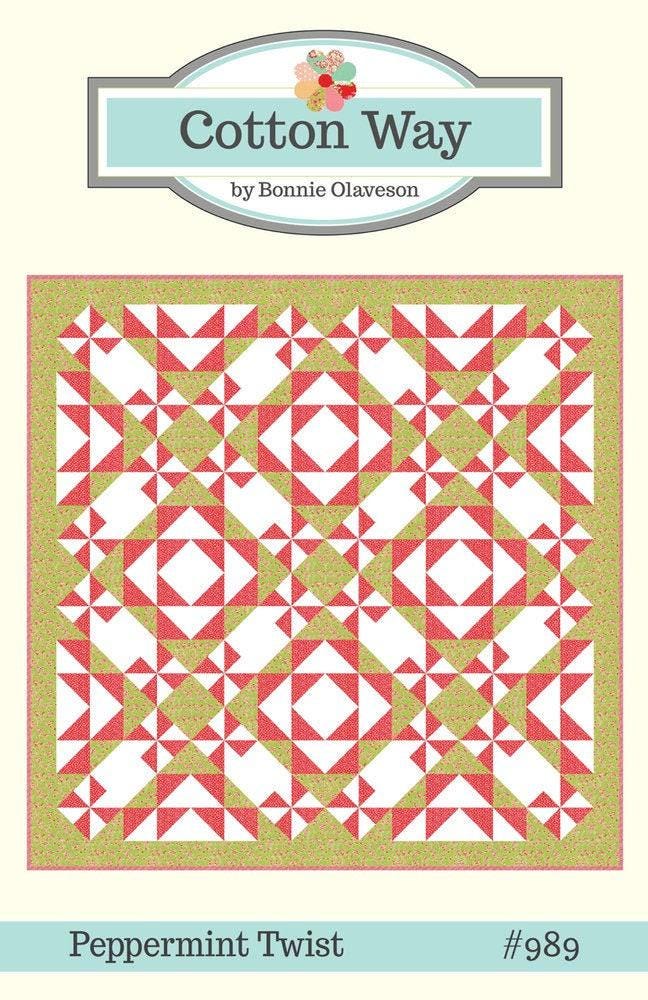 Peppermint Twist Quilt Pattern by Cotton Way