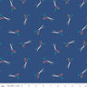 Make Snip Snip in Coastal Blue - 1/2 Yard Increments, Cut Continuously - by Kristy Lea of Quiet Play for Riley Blake Designs