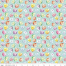 Monthly Placemats 2 February Candy Hearts in Mint - 1/2 Yard Increments, Cut Continuously - by Hester & Cook for Riley Blake Designs