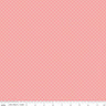 Swiss Dot Coral - 1/2 Yard Increments, Cut Continuously - by Riley Blake Designs