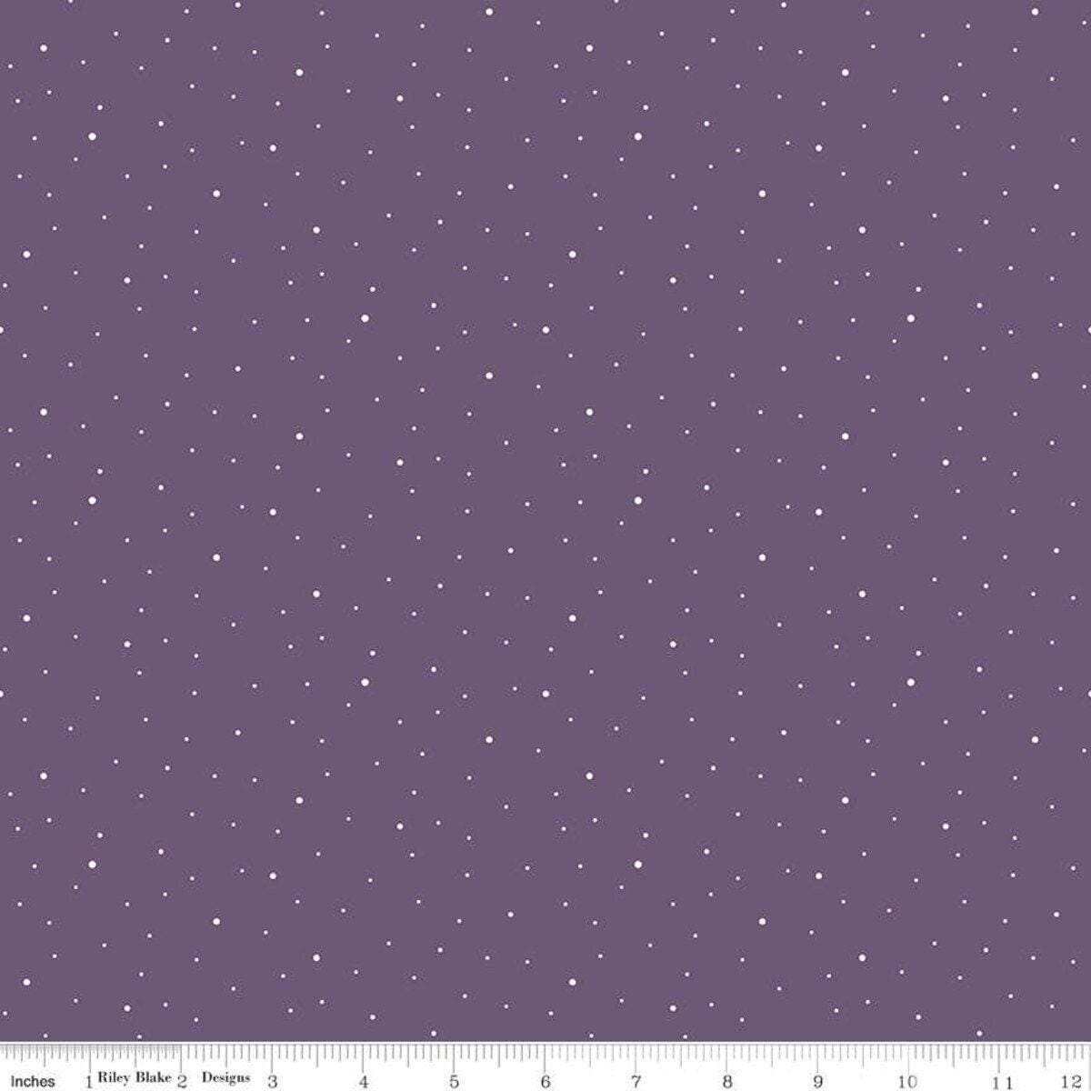 Grape Dapple Dot - 1/2 Yard Increments, Cut Continuously - by Riley Blake Designs