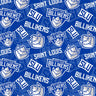 NCAA St. Louis Billikens Tone on Tone Fabric - 1/2 Yard Increments, Cut Continuously
