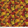 Clearance: Fall Barn Quilts Foliage in Brown - 1/2 Yard Increments, Cut Continuously - by Tara Reed for Riley Blake Designs