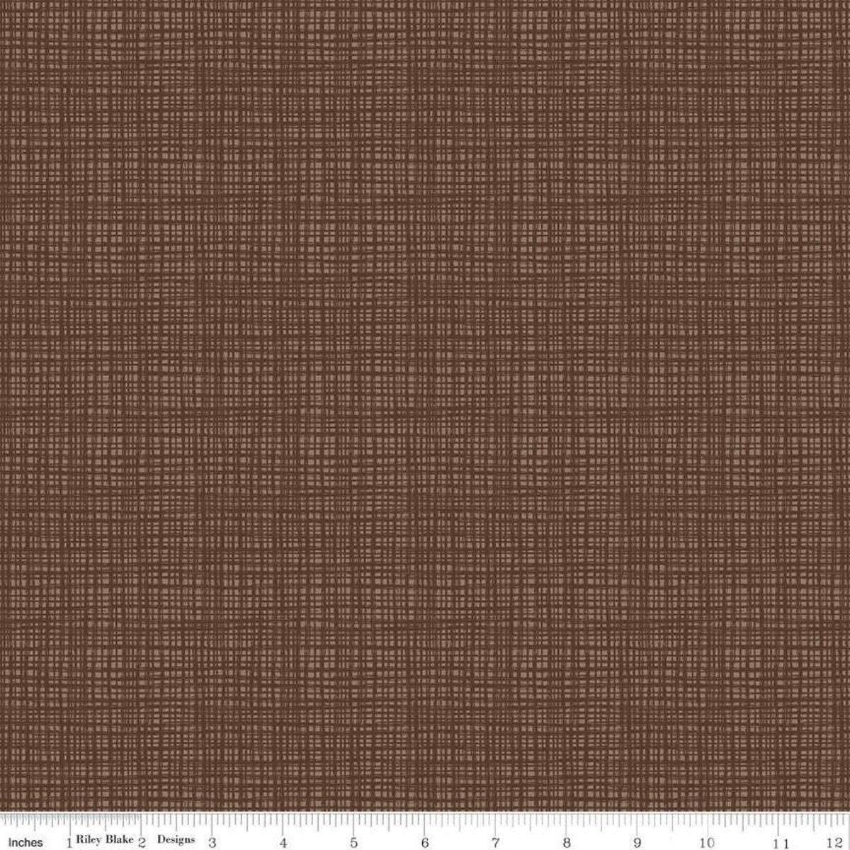 Chocolate Texture - 1/2 Yard Increments, Cut Continuously - by Sandy Gervais for Riley Blake Designs