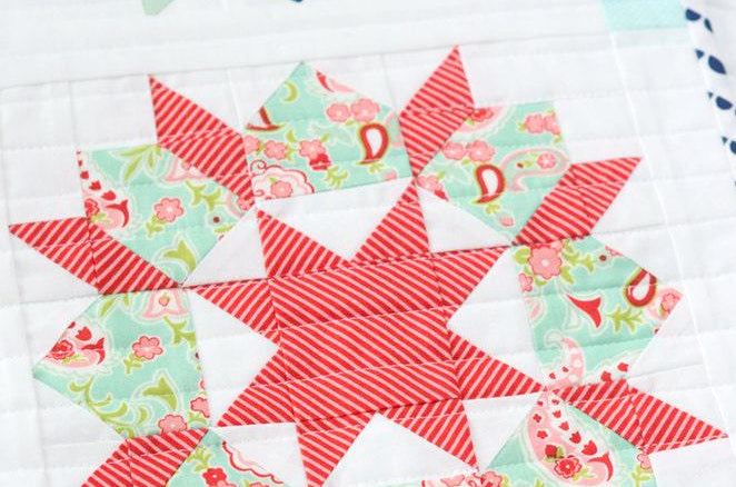 Swoon Mini Quilt Pattern by Camille Roskelley of Thimble Blossoms