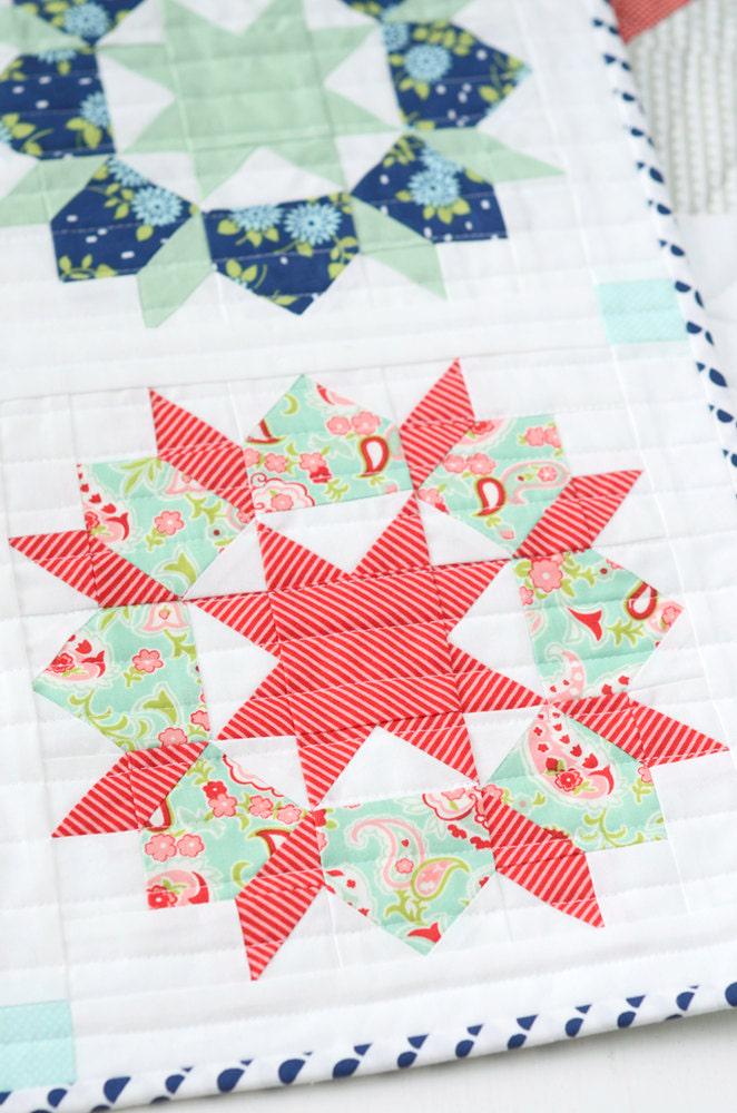 Swoon Mini Quilt Pattern by Camille Roskelley of Thimble Blossoms