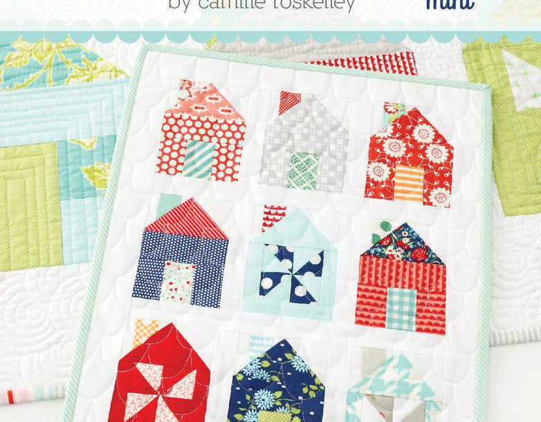 Dwell Mini Quilt Pattern by Camille Roskelley Thimble Blossoms