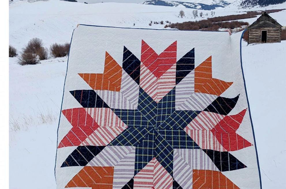 Homestead Star Quilt Pattern by Plains and Pine