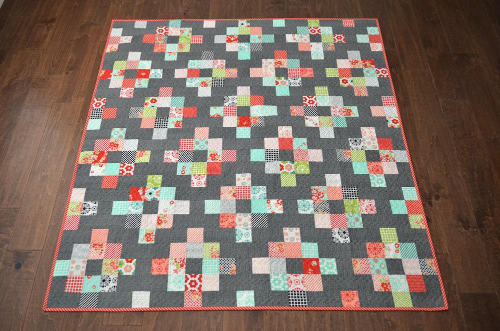 Cakewalk Quilt Pattern by Camille Roskelley of Thimble Blossoms