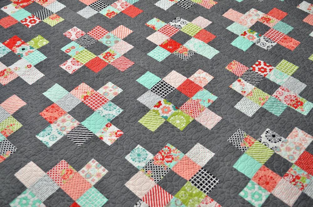 Cakewalk Quilt Pattern by Camille Roskelley of Thimble Blossoms