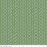 Clearance- Fleur Bias Lines in Green - 1/2 Yard Increments, Cut Continuously - by Sedef Imer for Riley Blake Designs
