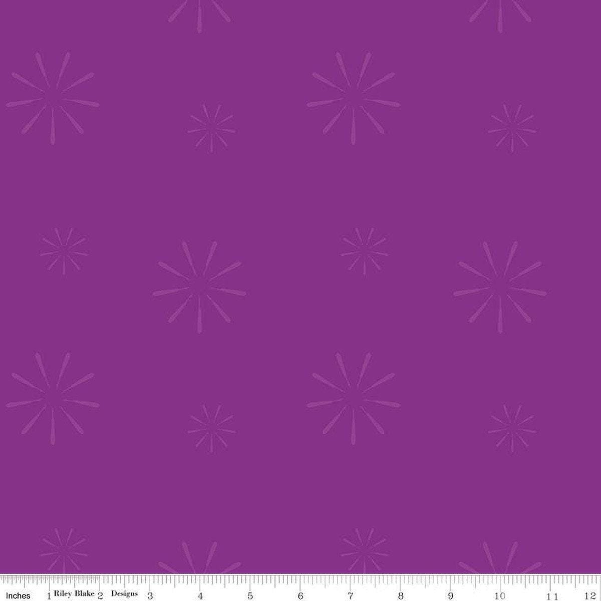 Make Seam Ripper in Purple - 1/2 Yard Increments, Cut Continuously - by Kristy Lea of Quiet Play for Riley Blake Designs
