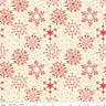 Adel in Winter Snowflakes Cream - 1/2 Yard Increments, Cut Continuously - by Sandy Gervais for Riley Blake Designs