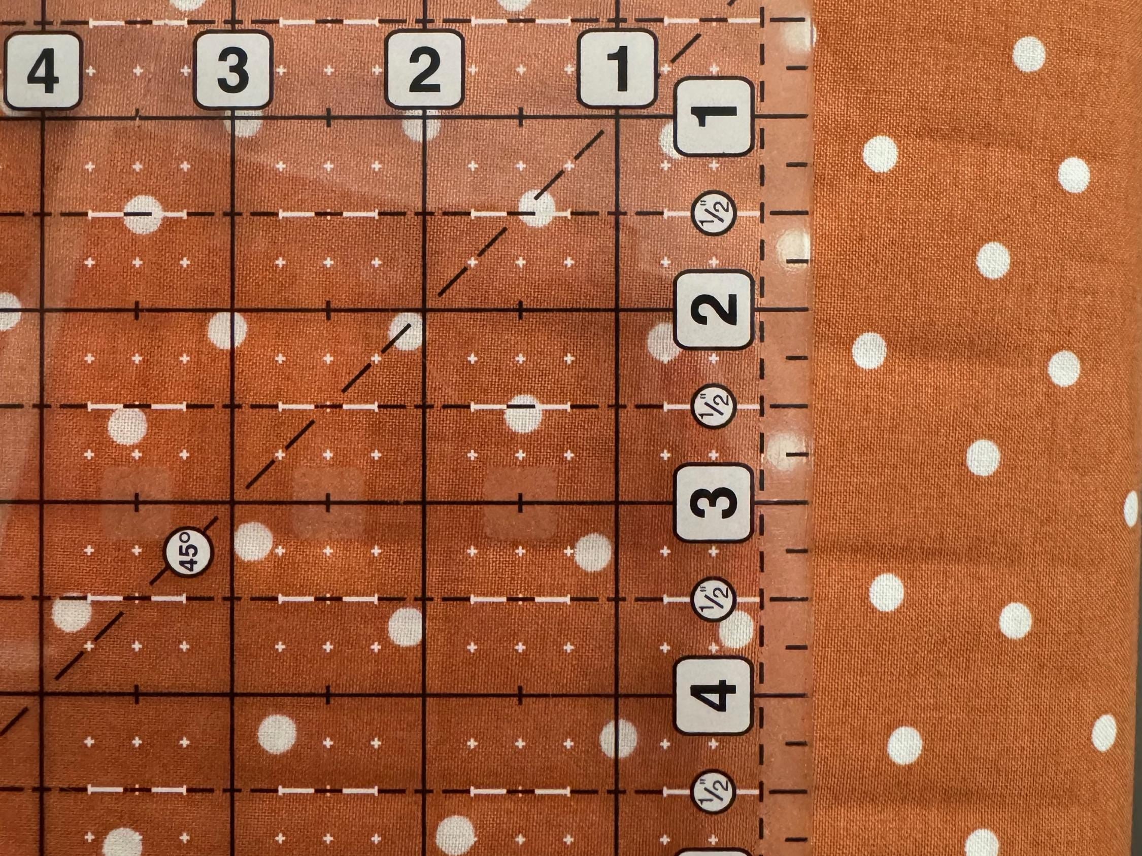 Sunflower Whispers Dots in Pumpkin - 1/2 Yard Increments, Cut Continuously - by Lisa Audit for Riley Blake Designs