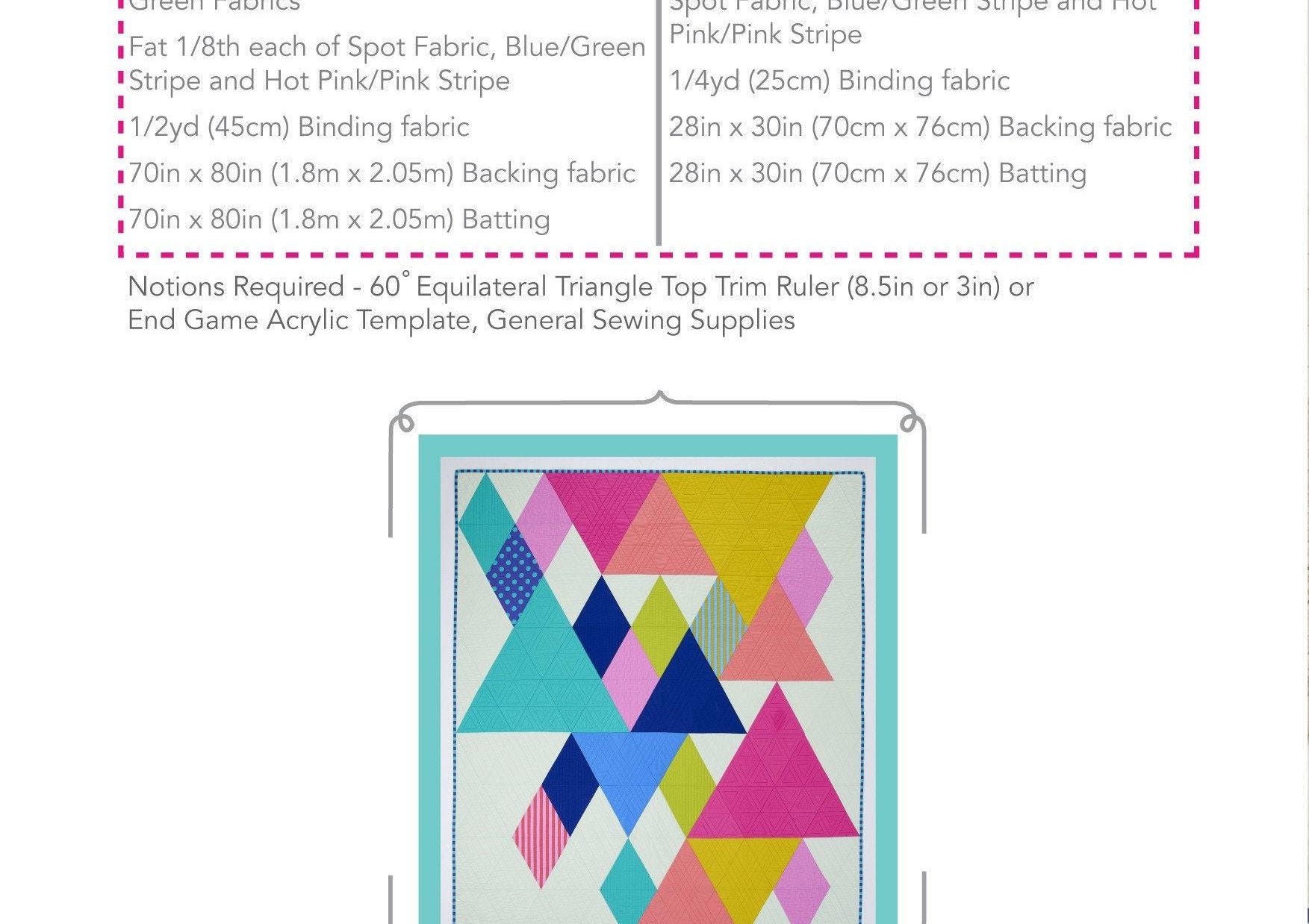 End Game Quilt Pattern by Tied With A Ribbon