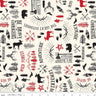 Clearance: Wild At Heart Main in Cream - 1/2 Yard Increments, Cut Continuously - by Lori Whitlock for Riley Blake Designs