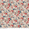 Red White and True Floral in Beach - 1/2 Yard Increments, Cut Continuously - by Dani Mogstad for Riley Blake Designs