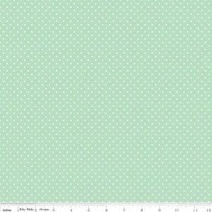 Swiss Dot Sweet Mint - 1/2 Yard Increments, Cut Continuously - by Riley Blake Designs