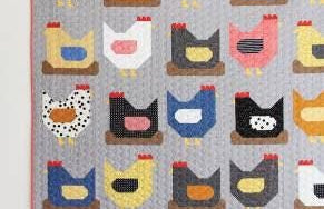 Chickens Quilts Pattern by Cluck Cluck Sew