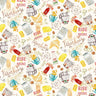 Cream Farmhouse Text And Imagery - 1/2 Yard Increments, Cut Continuously - by Timeless Treasures