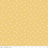 Sunflower Whispers Dots in Yellow - 1/2 Yard Increments, Cut Continuously - by Lisa Audit for Riley Blake Designs