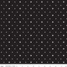 Charming Christmas Stars in Black - 1/2 Yard Increments, Cut Continuously - by Kelsey Carlson for Riley Blake Designs