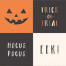Hey Bootiful Trick-or-Treat Panel Glow in the Dark by My Mind's Eye for Riley Blake Designs