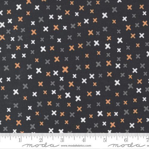 Late October in Black - 1/2 Yard Increments, Cut Continuously - by Sweetwater for Moda Fabrics