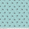 Press On Mini Irons in Aqua - 1/2 Yard Increments, Cut Continuously - by J. Wecker Frisch for Riley Blake Designs