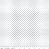 Navy Swiss Dot on White - 1/2 Yard Increments, Cut Continuously - by Riley Blake Designs