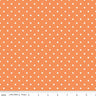 Swiss Dot Orange - 1/2 Yard Increments, Cut Continuously - by Riley Blake Designs