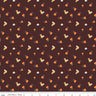 Pumpkin Spice Pumpkins in Espresso - 1/2 Yard Increments, Cut Continuously - by Simple Simon & Company for Riley Blake Designs