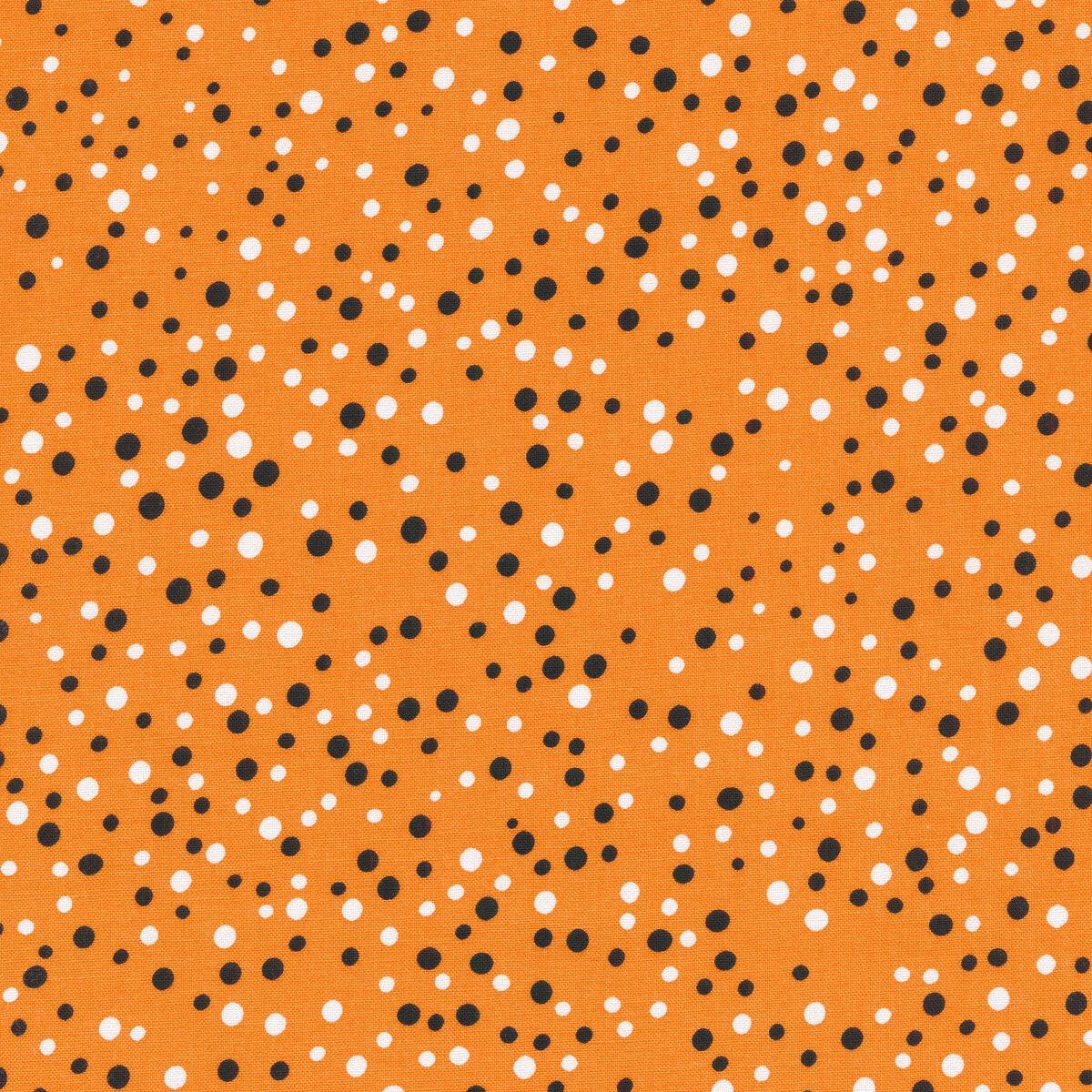 Too Cute to Spook in Pumpkin - 1/2 Yard Increments, Cut Continuously - by Me and My Sister Designs for Moda Fabrics