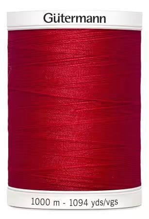 Red Gutermann Sew-All Poly Thread 1000 Meter