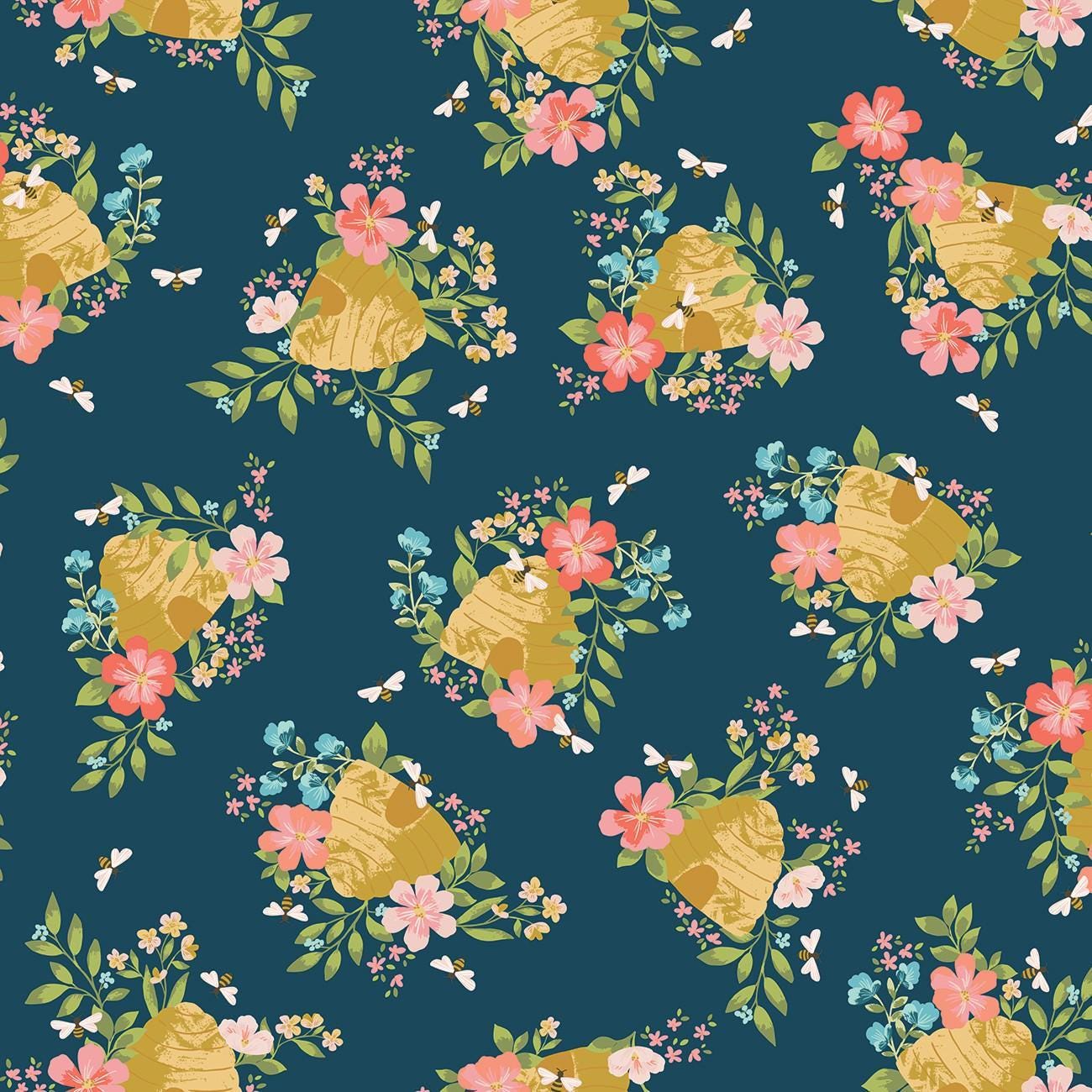 Honeycomb Hill Main in Oxford - 1/2 Yard Increments, Cut Continuously - by Katherine Lenius for for Riley Blake Designs