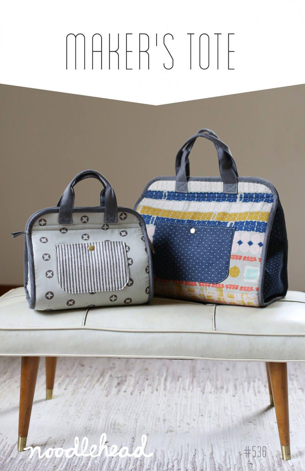 Maker's Tote Bag Pattern by Noodlehead
