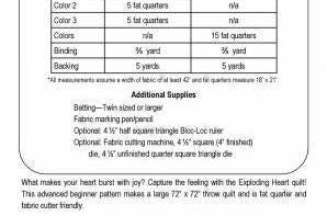 Exploding Heart Quilt Pattern by Slice of Pi Quilts