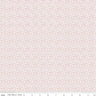 White and Red Small Hashtag - 1/2 Yard Increments, Cut Continuously - by Riley Blake Designs