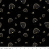 The Beehive State Beehives in Black - 1/2 Yard Increments, Cut Continuously - by Shealeen Louise for Riley Blake Designs