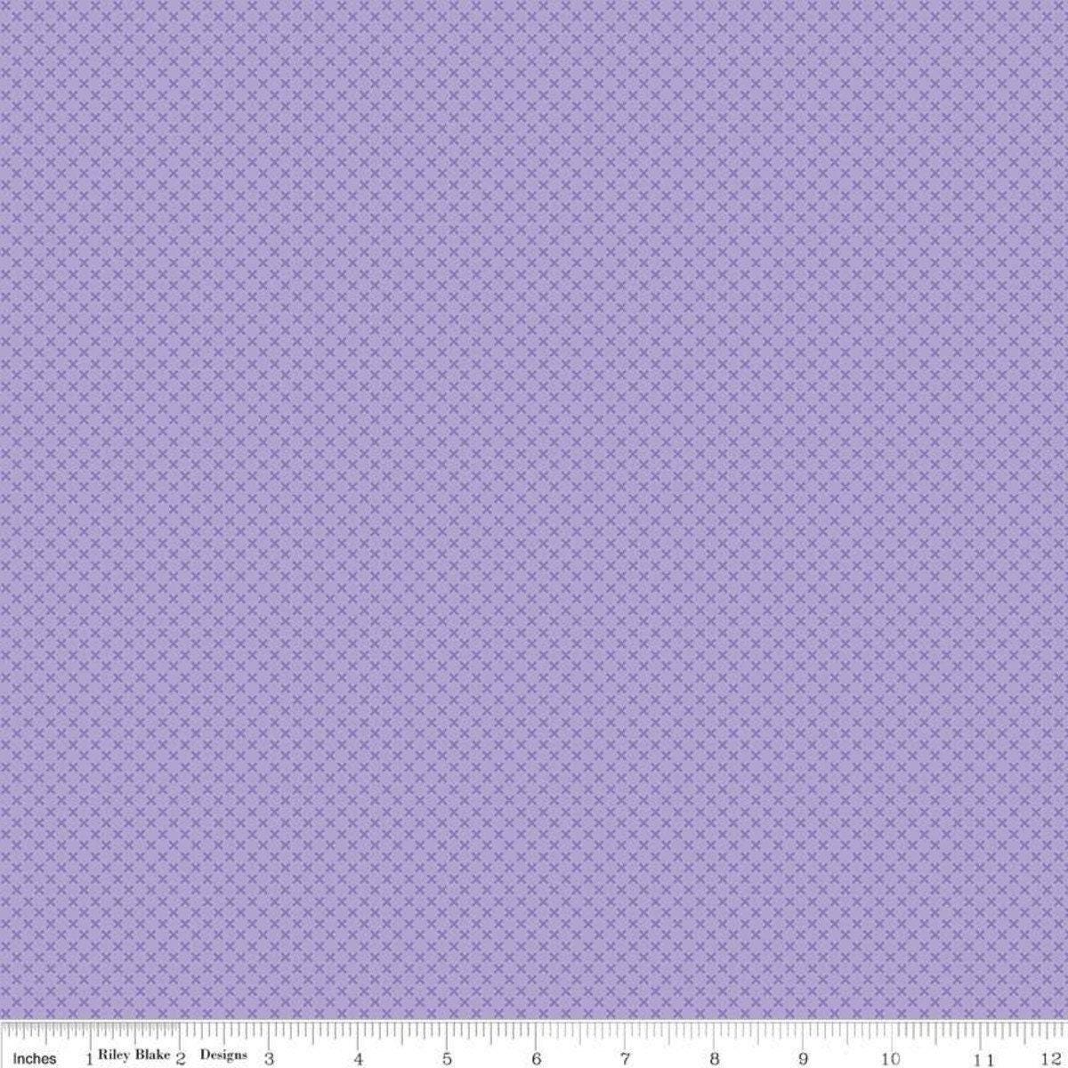 Lilac Kisses - 1/2 Yard Increments, Cut Continuously - by Doodlebug Design for Riley Blake Designs
