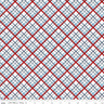 Stars and Stripes Forever Plaid in White - 1/2 Yard Increments, Cut Continuously - by Lori Whitlock for Riley Blake Designs