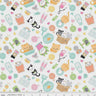 Pretty Kitty Main in White - 1/2 Yard Increments, Cut Continuously - by Doodlebug Design for Riley Blake Designs