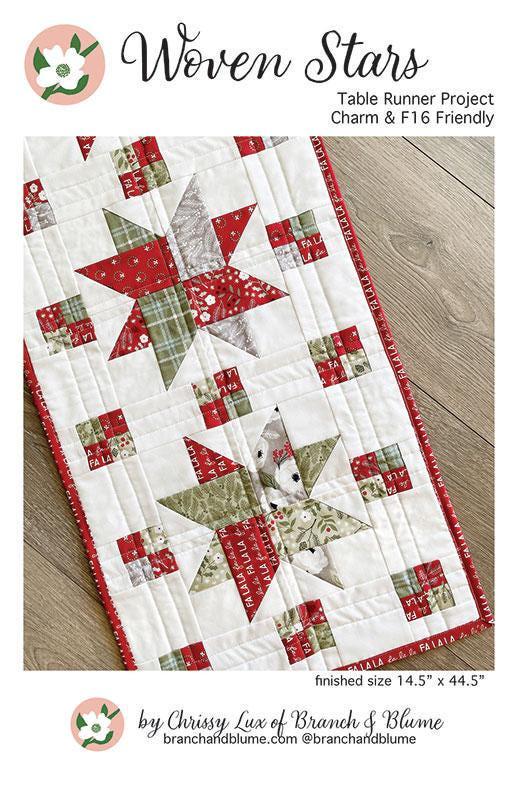 Woven Stars Table Runner Pattern by Branch & Blume