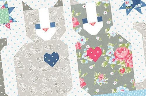 Little Kittens Mini Quilt Pattern by Camille Roskelley of Thimble Blossoms