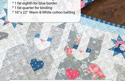 Little Kittens Mini Quilt Pattern by Camille Roskelley of Thimble Blossoms