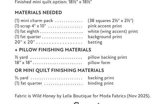 Mini Charmed Mini Quilt Pattern by Vanessa Goertzen of Lella Boutique for Moda