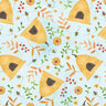 Nature's Symphony Light Blue Beehives and Leaves - 1/2 Yard Increments, Cut Continuously - by Blank Quilting