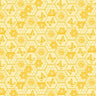 Wildflower Honey Patterned Honeycomb in Honey - 1/2 Yard Increments, Cut Continuously - by Dianna Swartz for Bernatex Fabrics