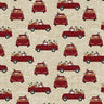 Harvest Farm Pickup with Pumpkins in Tan - 1/2 Yard Increments, Cut Continuously - by Painted Sky Studio for Benartex Fabrics