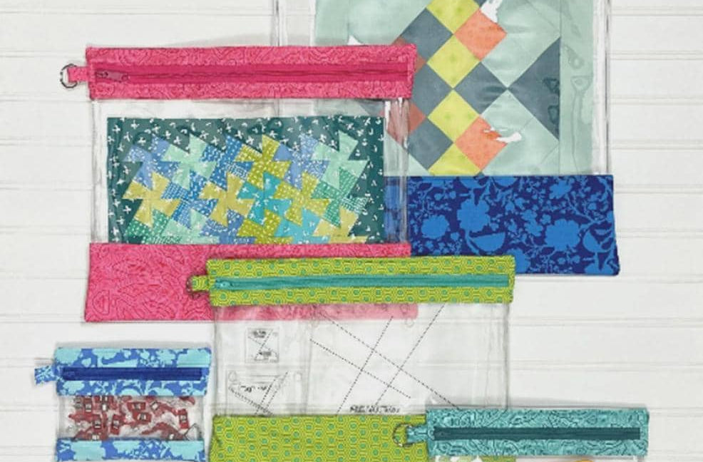 Clearly Organized Bag Pattern by Around the Bobbin